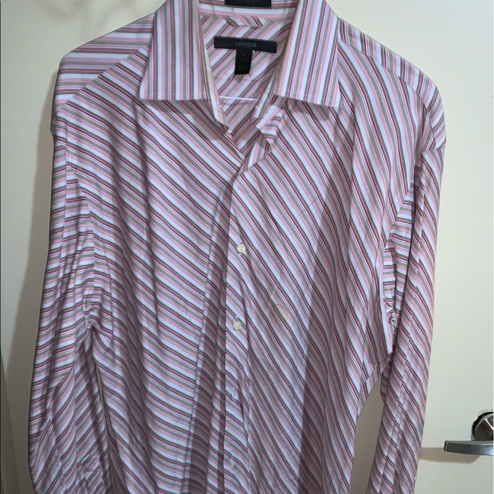 EXPRESS button collared shirt